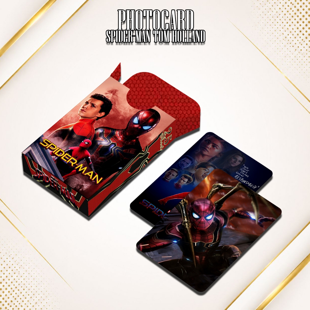 SPIDER MAN TOM HOLLAND PREMIUM PHOTOCARD SET ฟรีกล่อง