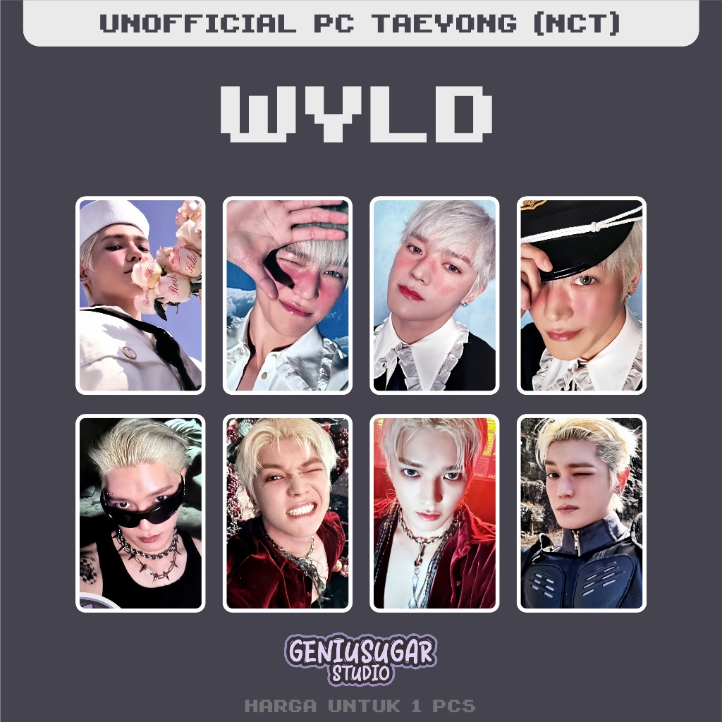 1 ชิ้น - [NCT TAYONG] WYLD UNOFFICIAL PHOTOCARD