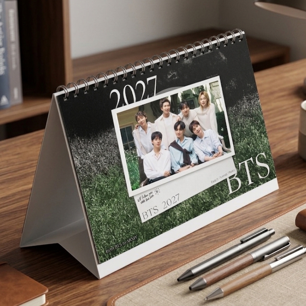 A&M BTS ปฏิทินตั้งโต๊ะ 2027 ปฏิทิน K-POP ปฏิทิน
