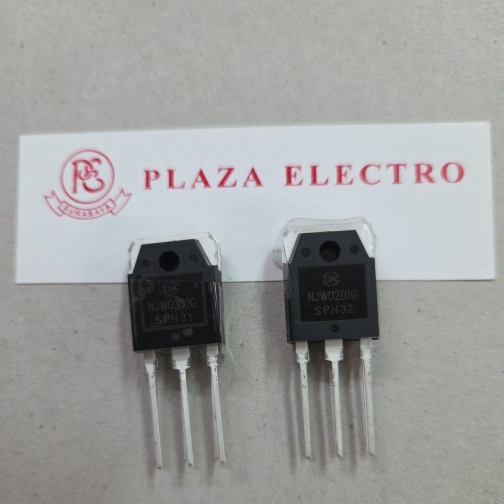 TRANSISTOR NJW 0302 G & NJW 0281 G SET ORIGINAL NJW0302 NJ20281 G