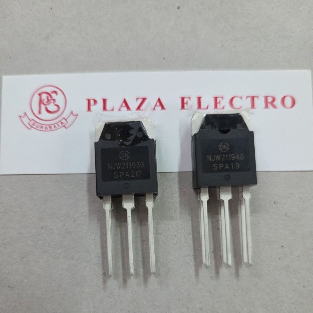TRANSISTOR NJW 21193 G & NJW 21194 G SET ORIGINAL NJW21193 NJ21194 G