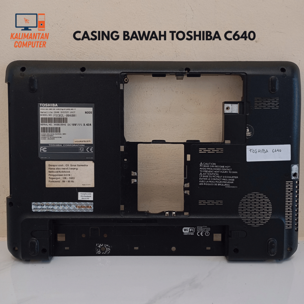 TOSHIBA C640 BOTTOM CASE