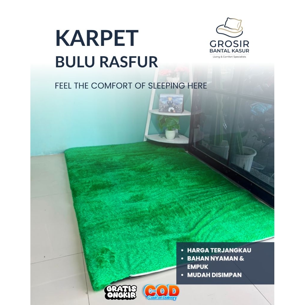 RASFUR FUR CARPET (ขนาด 160x140 5 CM)