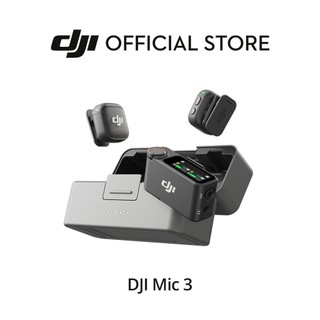 DJI Mic 3 - Advanced Mini Wireless Microphone | Lightweight & Intuitive | Two-Level Noise Cancelling