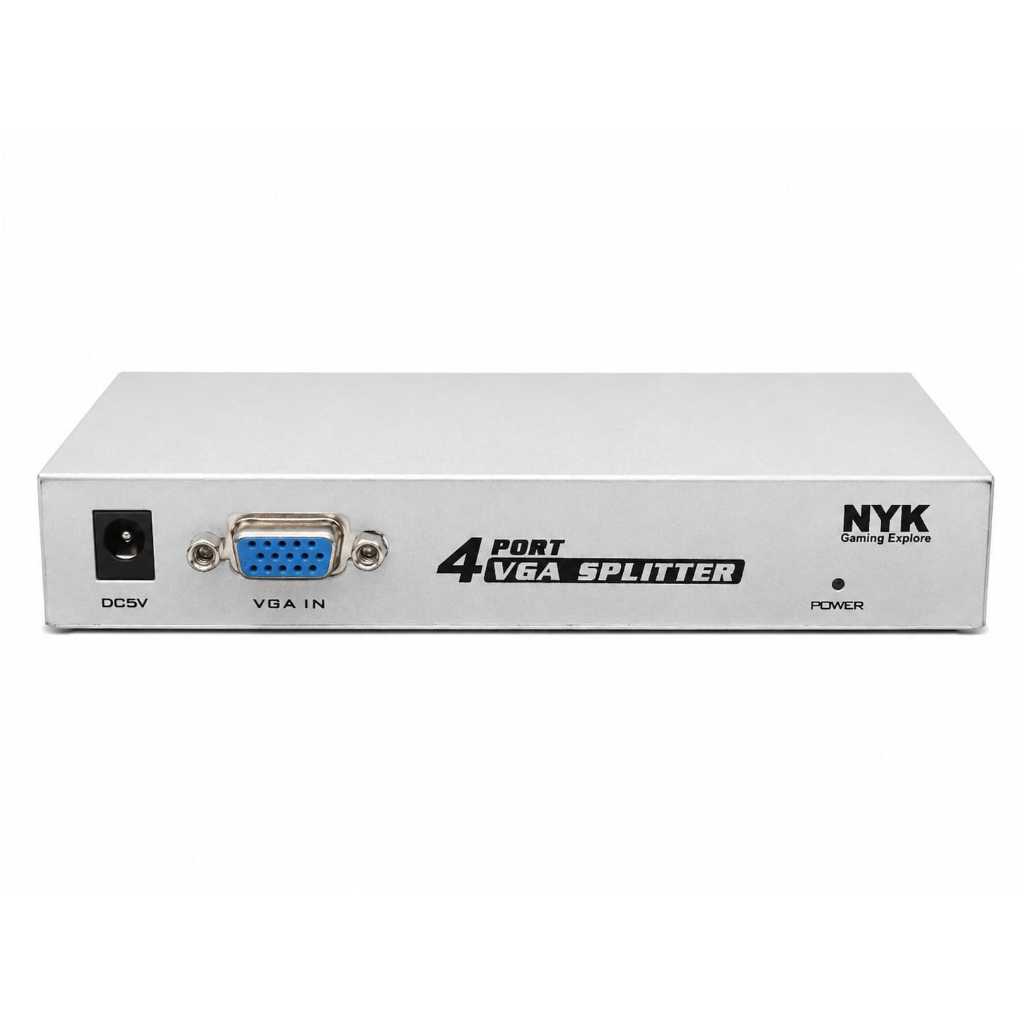 VGA SPLITTER NYK 1X4PORT - VGA SPLITTER 4 PORT NYK