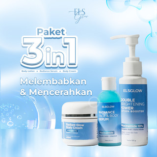 [GLOW PACKAGE] ELSGLOW 3in1 Booast Brightening | Lotion Booster + Body Cream + Body Serum
