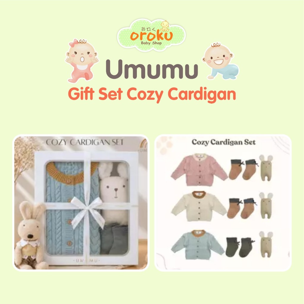 GENERAL GIFT SET COZY CARDIGAN / BABY GIFT SET / GENERAL