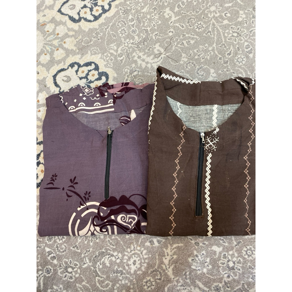 CAMELLIA BOUTIQUE 99 || BUNDLING 2 WIRU DRESS (ALINA TAUPE+ZALINA MAUVE)