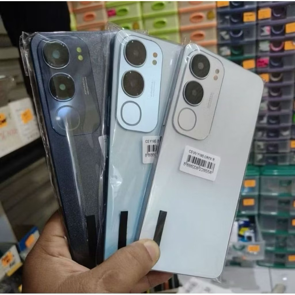 VIVO Y19S VIVO V2419 Backdoor + Bezel Housing Casing - สีดํา