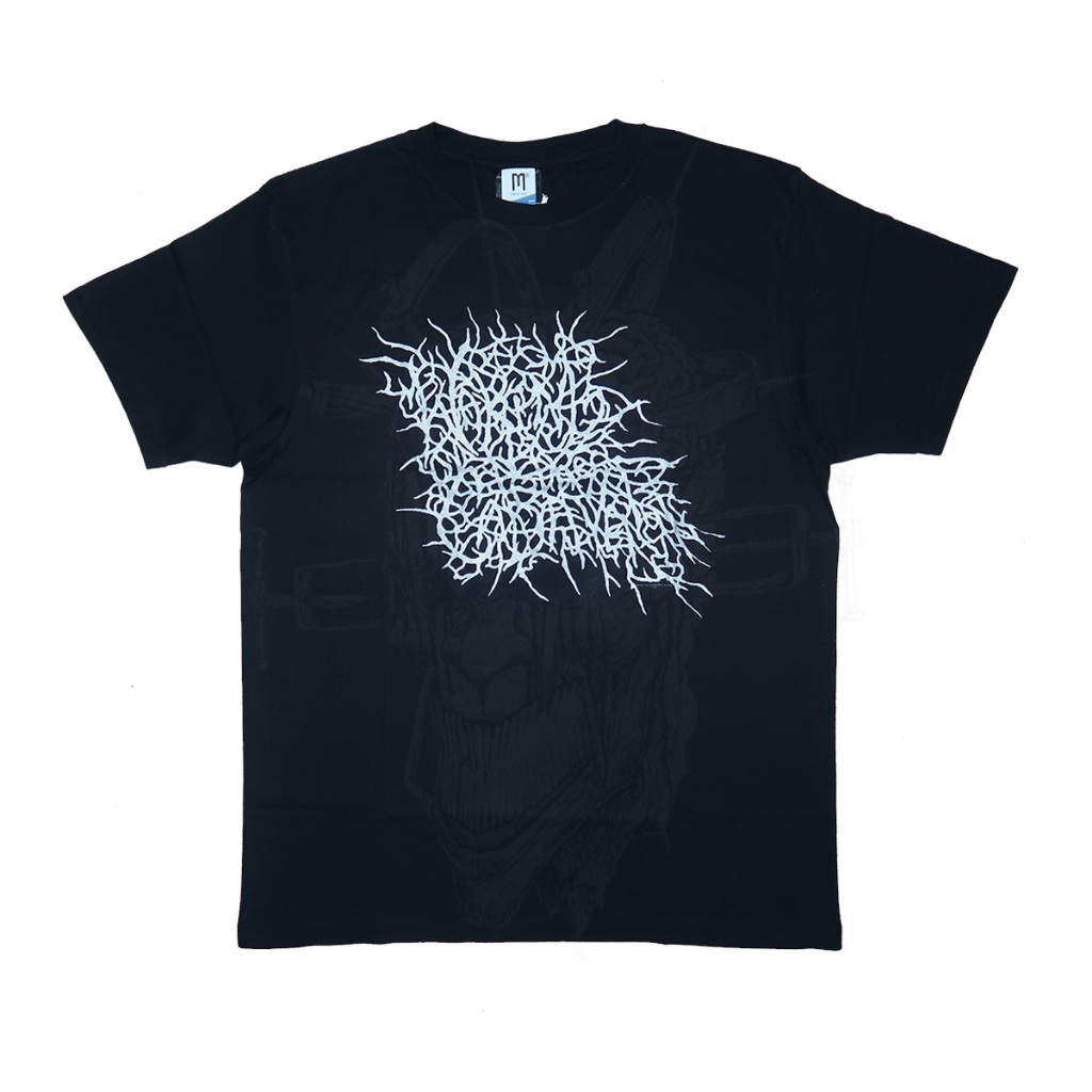 เสื้อยืด - Waking The Cadaver - Demo 2006 - โลโก้กลิตเตอร์สีเงิน