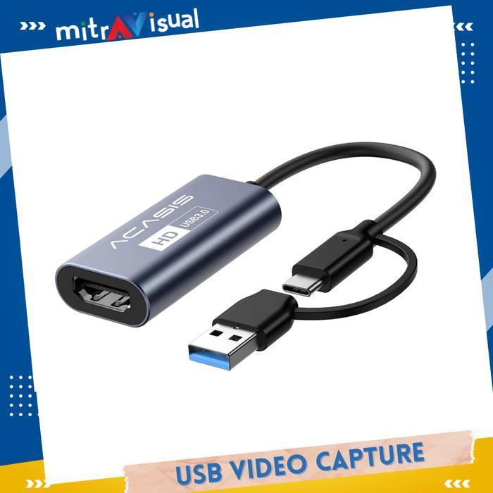 Acasis รองรับจับภาพวิดีโอ HDMI Vmix Zoom Wirecast Skype OBS