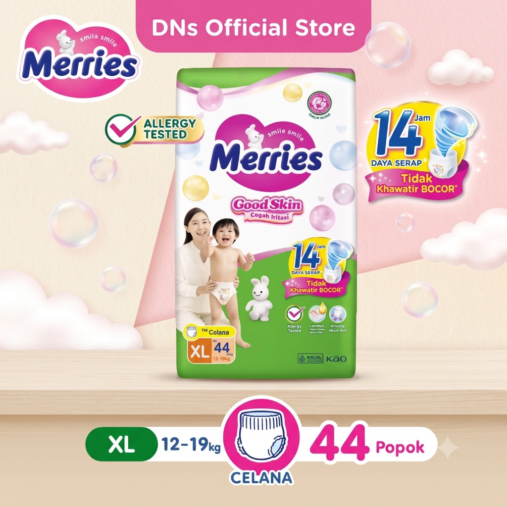 Merries Pants Good Skin Jumbo XL44 - Merries Pants Diapers XL44