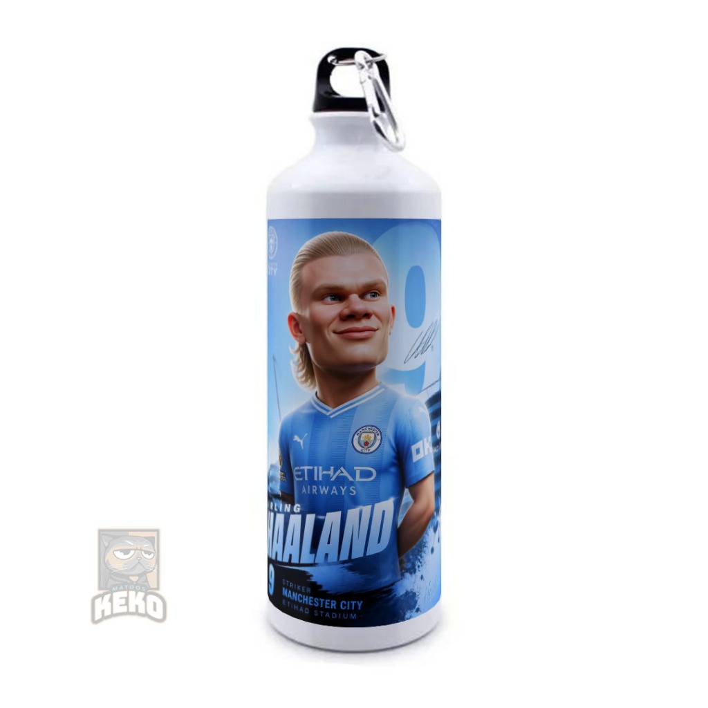 Erling Haaland FC 26 OVR 90 Sport Bottle _ Full Acts & Ratings EA Sports FC 26