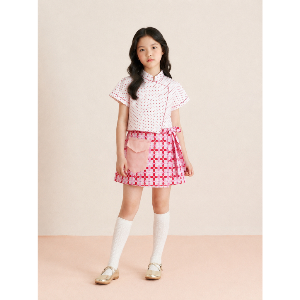 Bekids Juwita เสื้อและกระโปรงบาติกเด็ก ขนาด 3-12 ปี