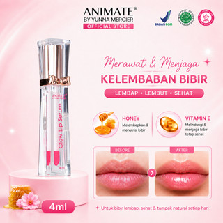 [BUNDLE] Animate Glow Lip Serum 4 Ml - Lip Serum Bibir Lembap Pencerah Perawatan Bibir Hitam - Lip Serum Bibir Untuk Laki Laki Cowok dan Perempuan Cewek HALAL dan BPOM