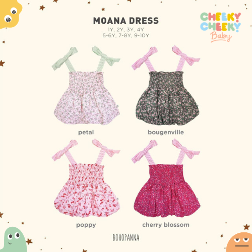 Bohopanna Moana Dress / เดรสสายเดี่ยวเด็ก