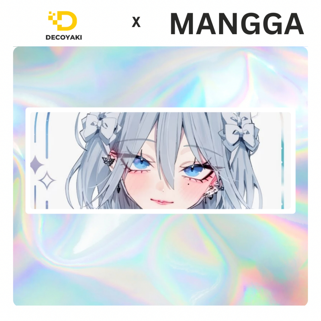 สติ๊กเกอร์โฮโลแกรม Haimiya Mango Haimiya senpai wa kowute kawaii