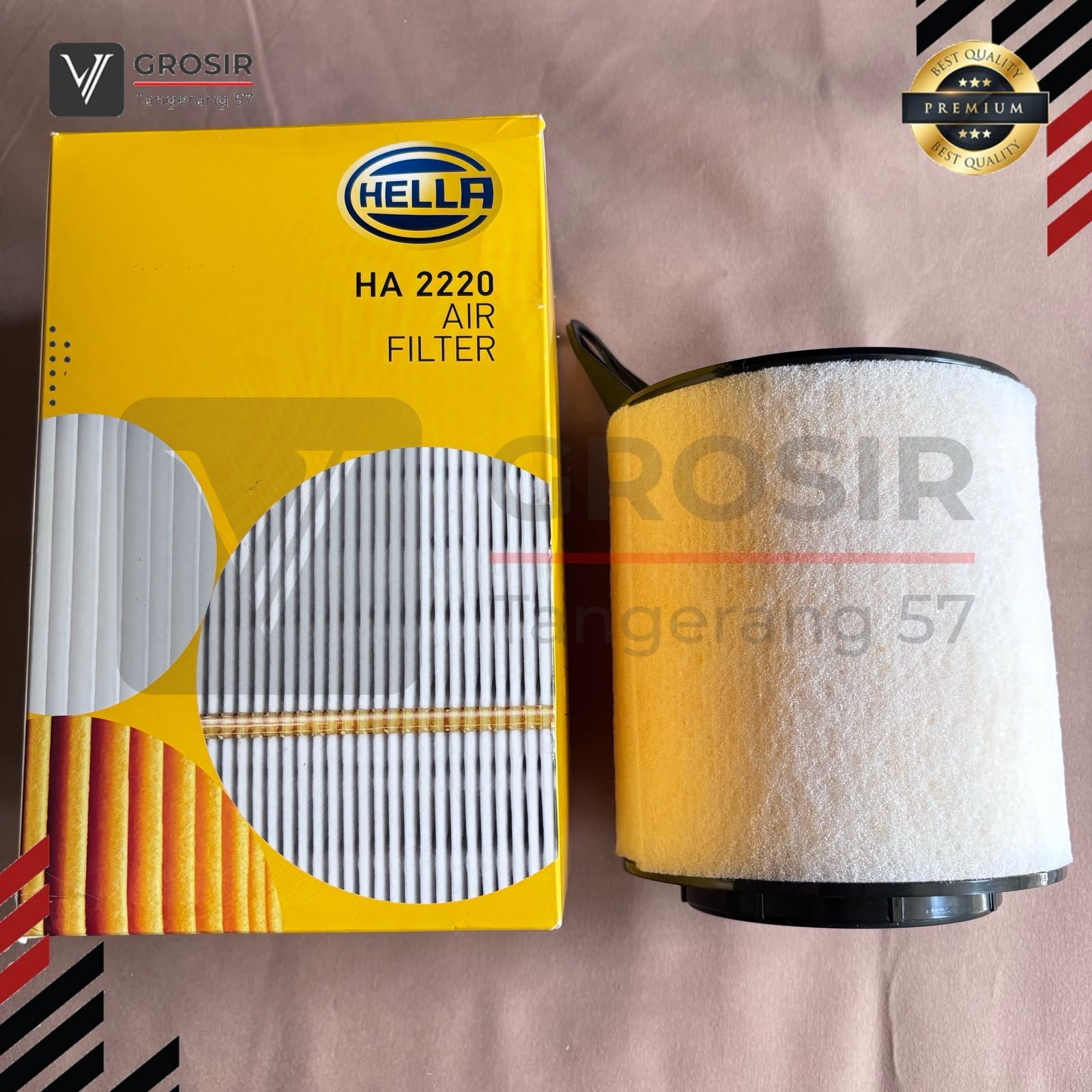 MESIN กรองอากาศ Bmw E90 E91 E92 320i X1 E84 E87 N46 HELLA HA2220 กรองอากาศรถเครื่องยนต์กรองอากาศ