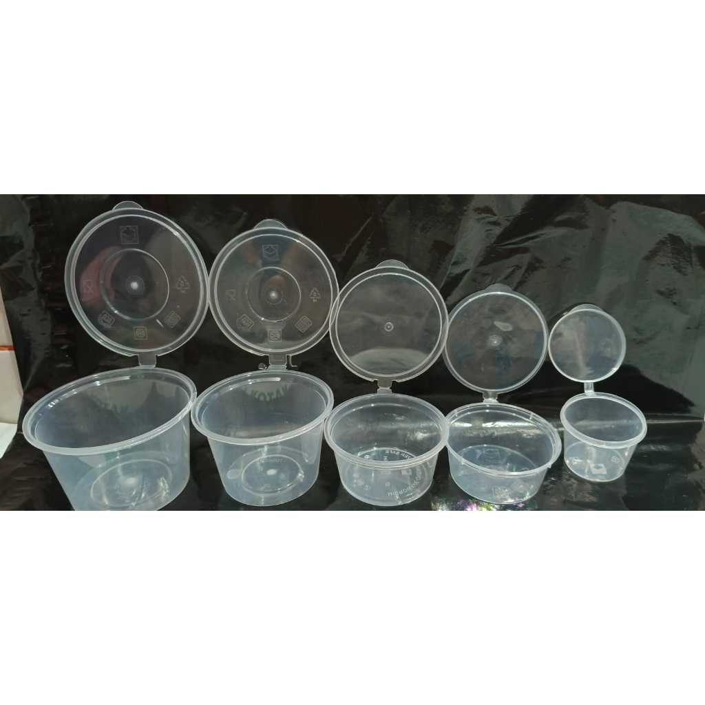 THINWALL CUP SAUCE & PUDDING GLASS 25ML 35ML 60ML 100ML 150ML SAMBAL CUP & PUDDING GLASS