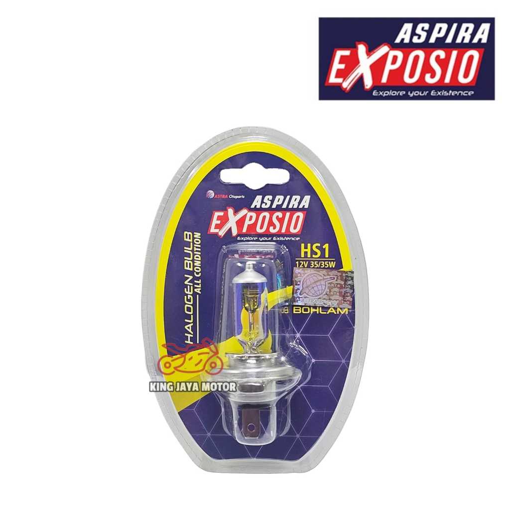 ASPIRA EXPOSIO หลอดไฟหน้าฮาโลเจนทุกแบบสําหรับ CBR 150R (K45), (AE-H12V35PX43T-Y)