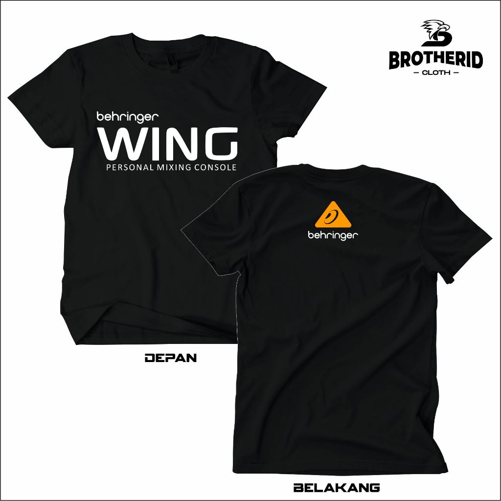 KATUN Wing Mixer เสื้อยืด Behringer, เสื้อ Sound System Operator, ผ้าฝ้าย Combed 30s