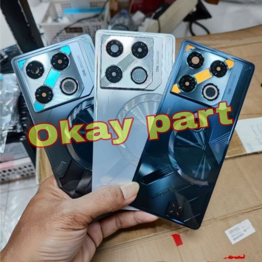 Backdoor + แหวนกระจกกล้อง Infinix ด้านหลัง Infinix Gt 20pro backcaver backcasing gt 20pro