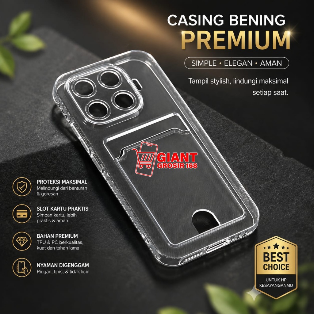 XIAOMI 17T XIAOMI 17T PRO CLEAR CARD CASE ช่องใส่การ์ด XIAOMI 17T XIAOMI 17T PRO