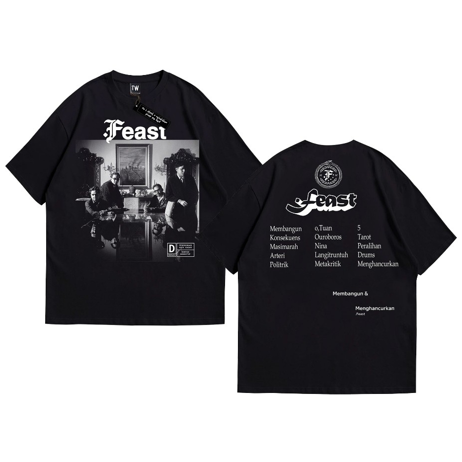 Feast T-Shirt Building & Crushing - Feast Music Album หลายคนเล่น