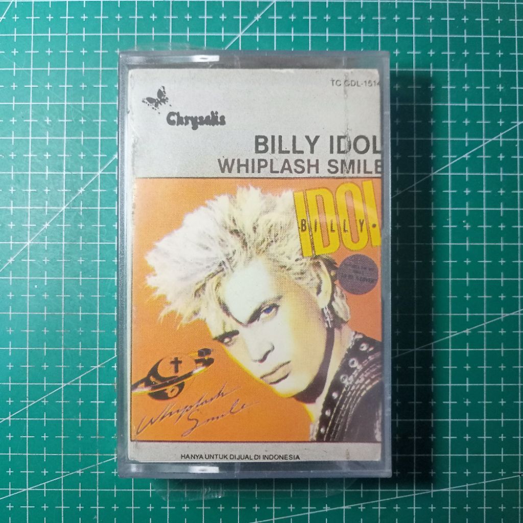 Billy Idol Cassette - Whiplash Smile (ปิดผนึก)