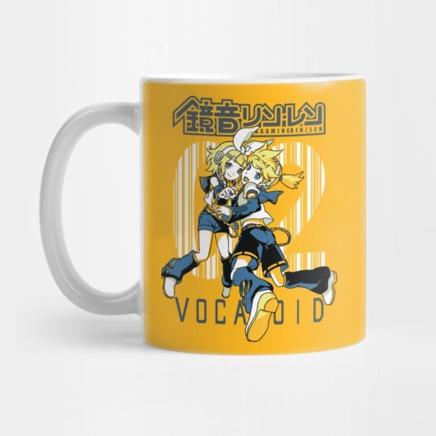 แก้วน้ําชา KAGAMINE RIN LEN