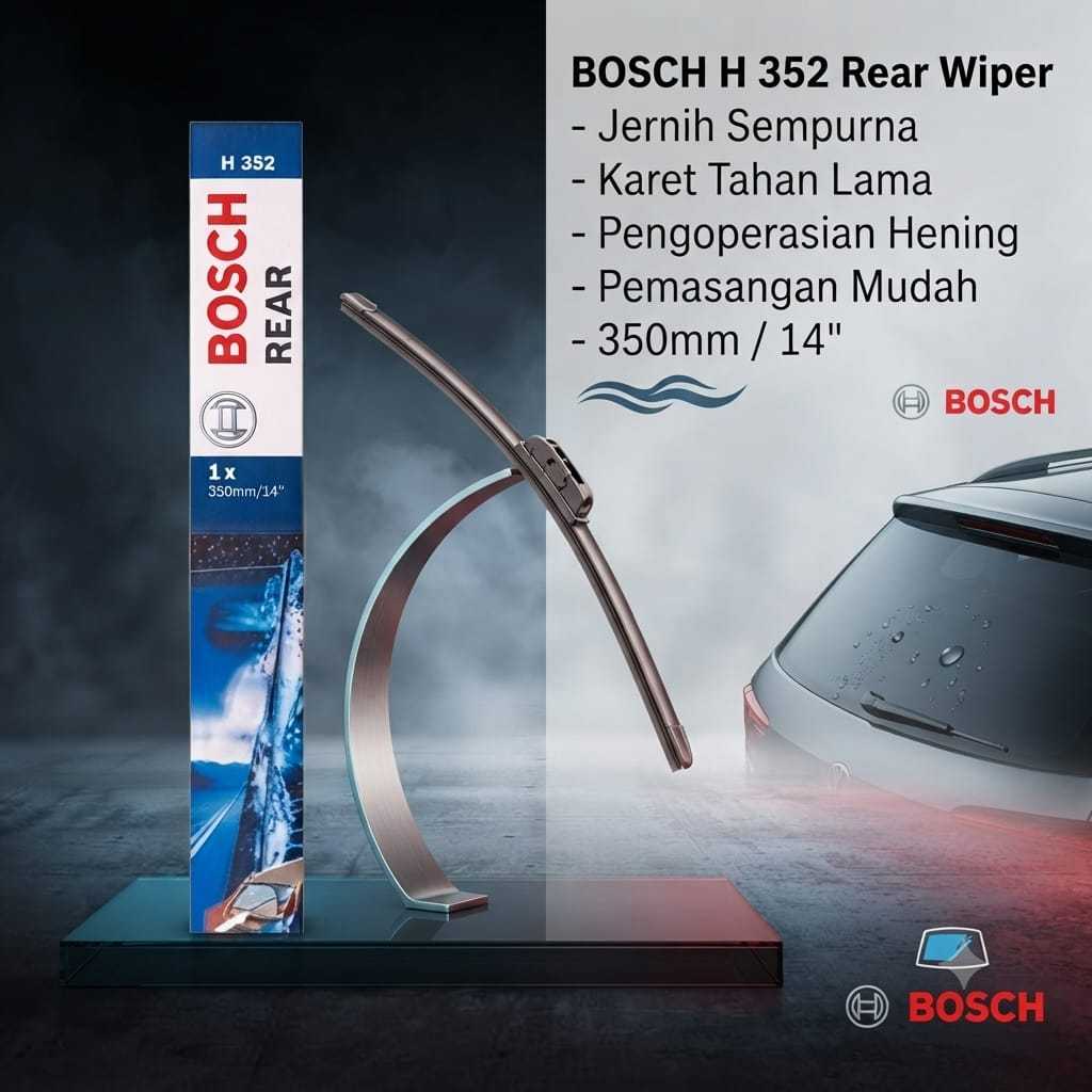 Bosch H352 ที่ปัดน้ําฝนด้านหลัง Mazda Biante CX5 CX-5 CX7 CX-7 CX9 CX-9 14 นิ้วล็อค 2