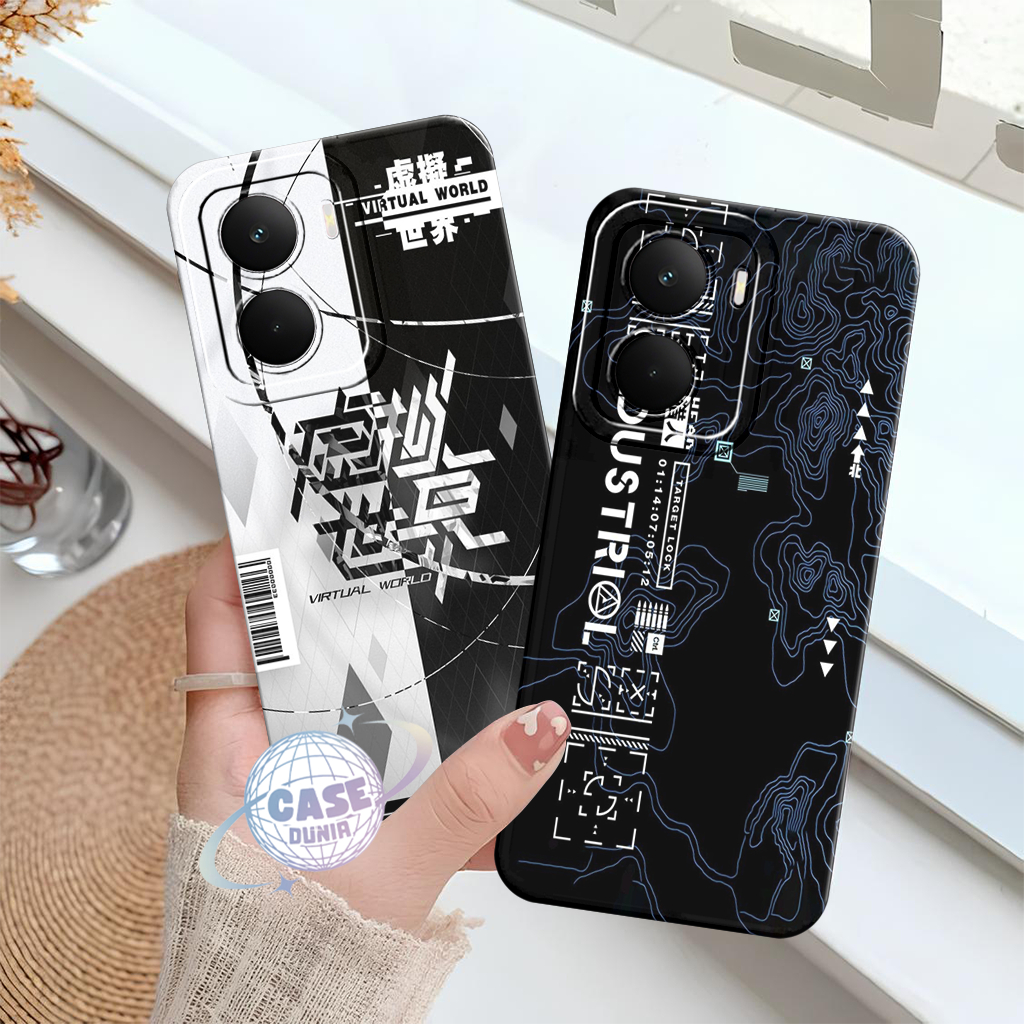 Softcase เข้ากันได้กับ Realme P3 5g - เคส Realme P3 5g เคสยืดหยุ่น Procamera บทคัดย่อ Motif ผู้ชาย