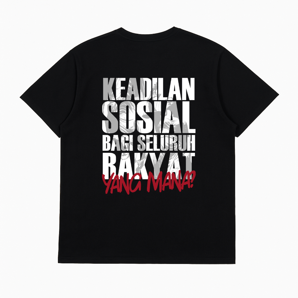 Kepstore Official - เสื้อยืด Social Justice - เสื้อยืด Frasa Word - ผ้าฝ้ายหวี 24s - Unisex