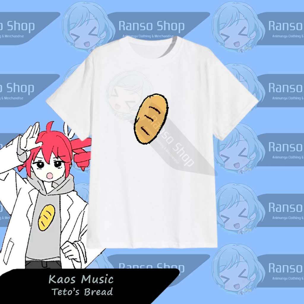 KATUN Raso Toto Baguette Bread T-Shirt - Baguette Bread Gauze Toto - Anime Manga Vocaloid T-Shirt DT