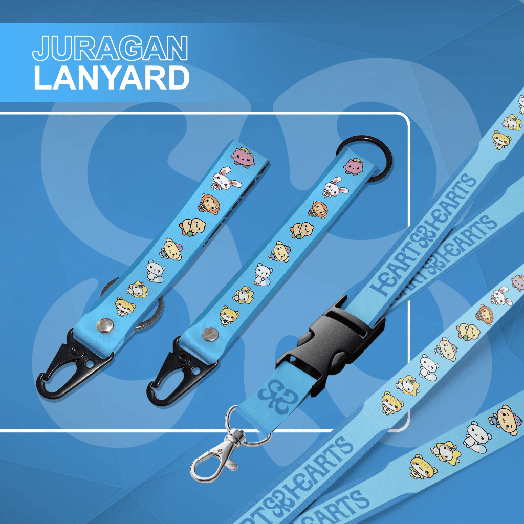GANTUNGAN LANYARD / สายคล้องคอ H2H Chibi / Hearts2Hearts