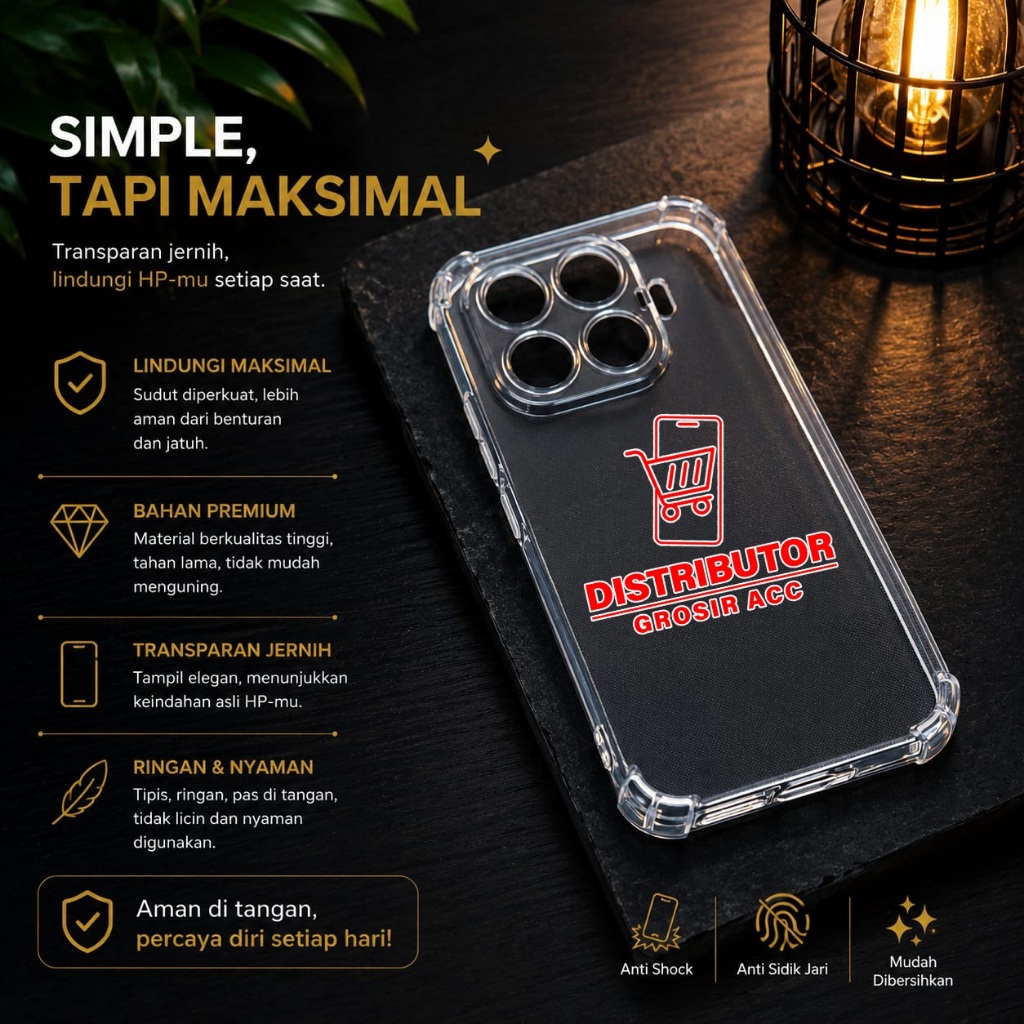 XIAOMI 17T XIAOMI 17T PRO CASE AIRBAG ANTI CRACK THICK CLEAR SOFTCASE XIAOMI 17T XIAOMI 17T PRO AB-0