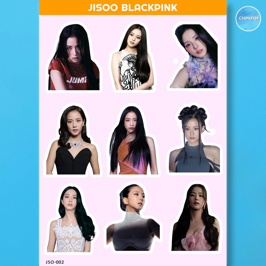 สติ๊กเกอร์ JISOO BLACKPINK I BLACKPINK I JISOO KPOP I สติ๊กเกอร์ KPOP BLACKPINK I สติ๊กเกอร์ JENNIE 