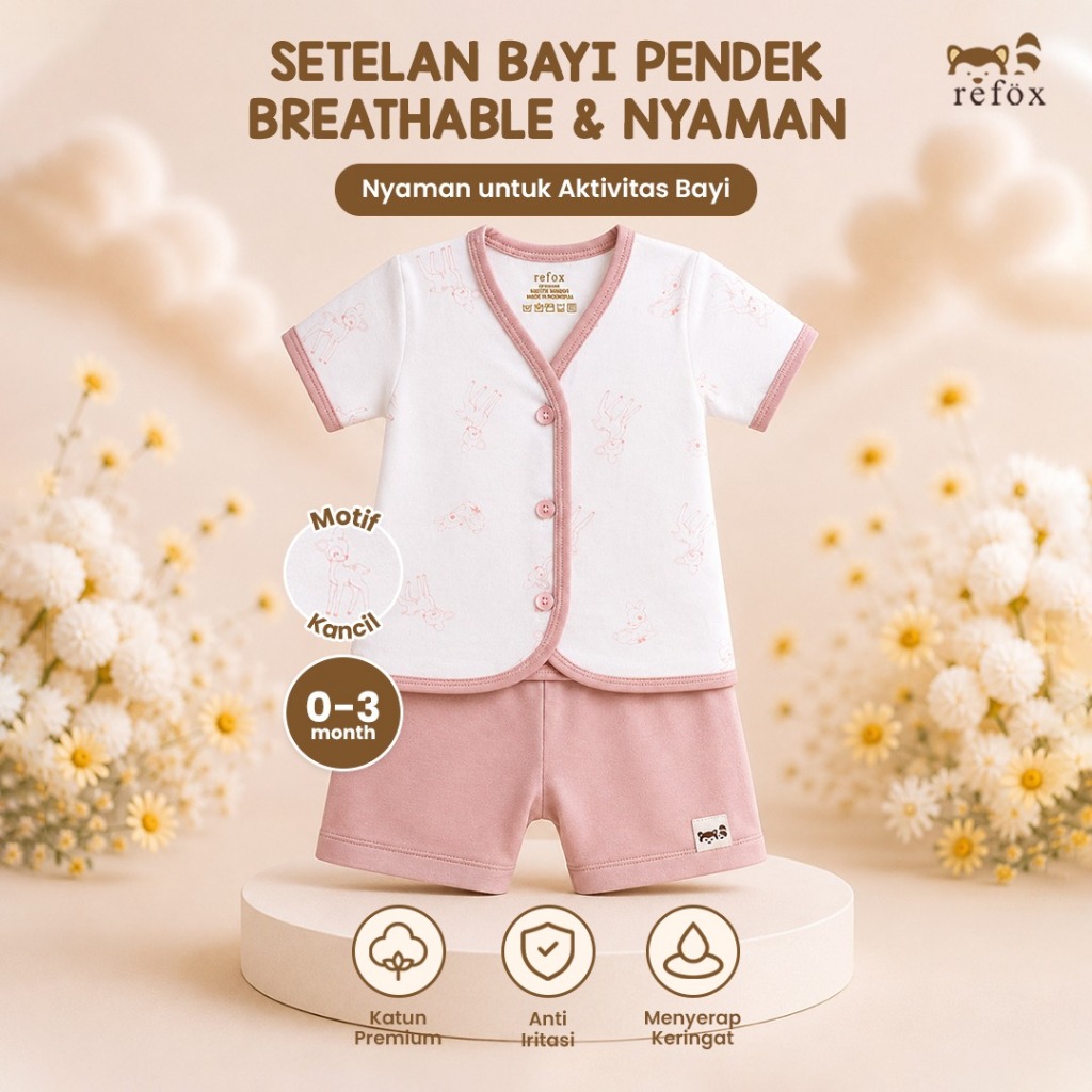 0 - 3 เดือน Refox - Bambii Shorts Set 0 - 3 เดือน