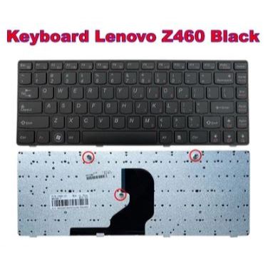 LENOVO IDEAPAD Z450 Z460 Z460A Z460G คีย์บอร์ดกรอบสีดํา