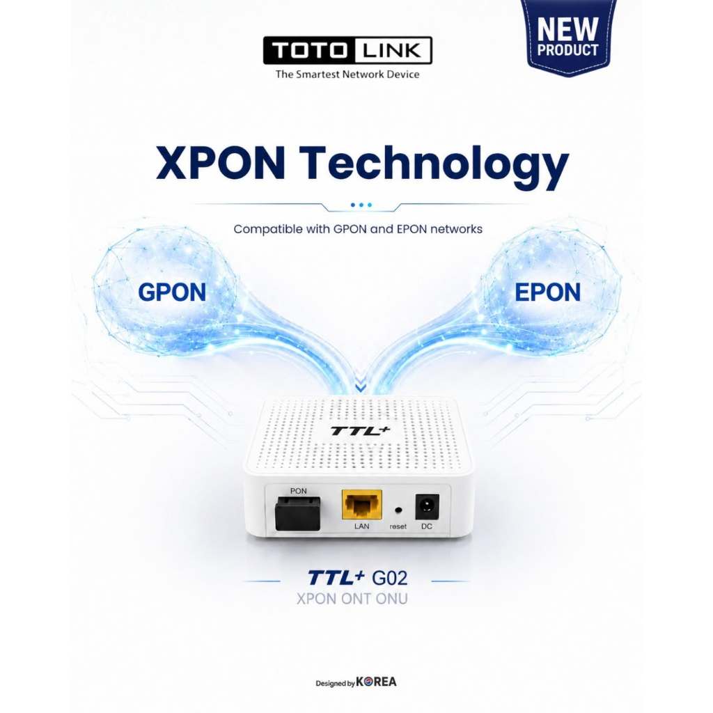 โมเด็ม Totolink XPON ONU G02 1GE XPON ONT
