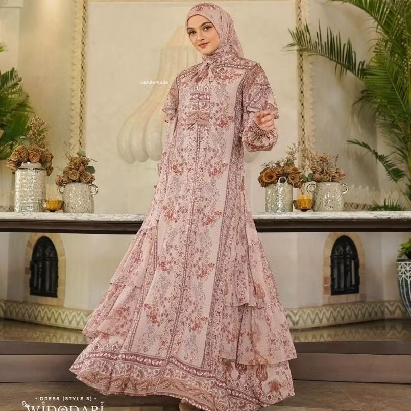 READY JANUARY EID GAMIS WIDODARI DRESS STYLE 3 & 4 ฟรีรอยแผลเป็นโดย NADHEERA LUXURY ORIGINAL