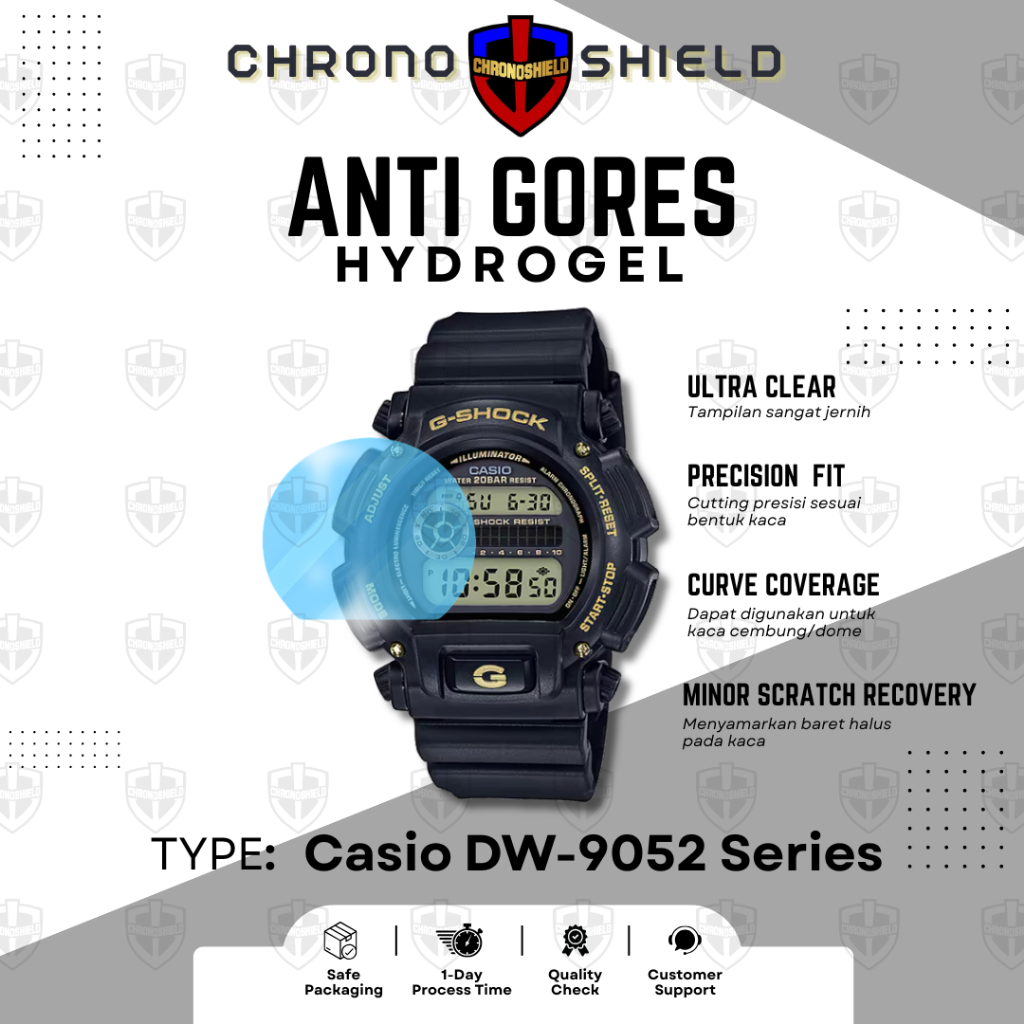 ไฮโดรเจลป้องกันรอยขีดข่วนสําหรับ G Shock DW 9052 G-Shock DW9052