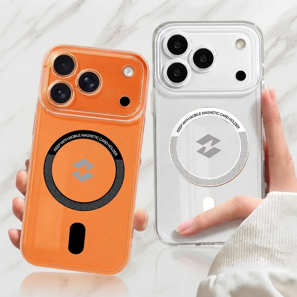 YMC OFFICIAL - Magsafe Motif Clear HP Case สําหรับ Itel City 200 100 Power 70 A100C A95 A90 RS4 A49 