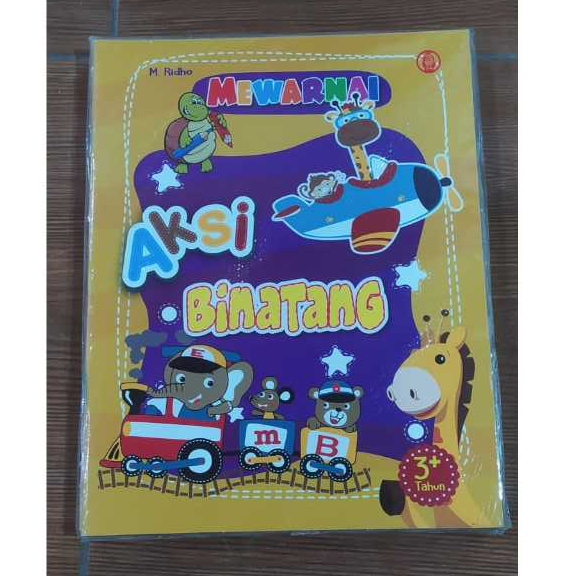 ANIMAL ACTION COLORING BOOK - M RIDHO - INDONESIAN SMART BOOK