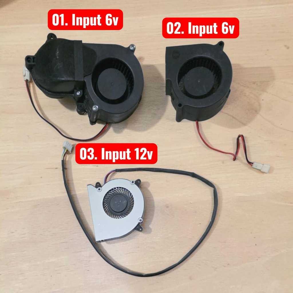 6V และ 12V OUT FLOW COOLING BLOWER FAN