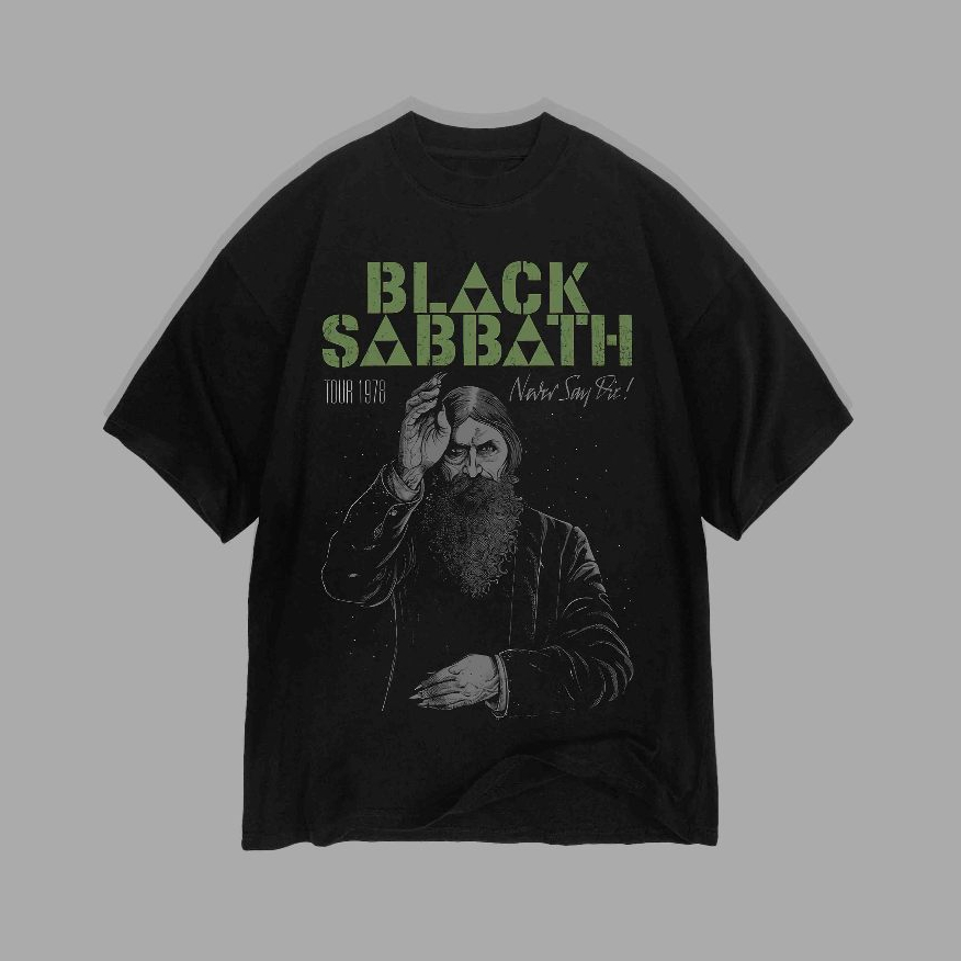 เสื้อยืด Black Sabbath - Never Say Die Tour 1978 | Black Sabbath - ทัวร์ !เสื้อยืด 978 Never Say Die