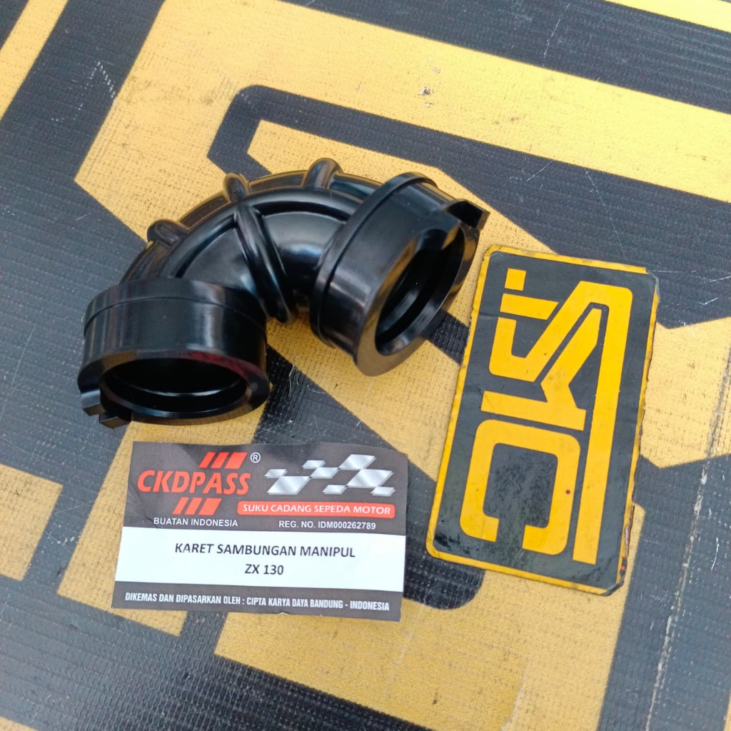 ยางเชื่อมต่อไอดี Maniful / ยางถุงเท้า Manifold Kawasaki ZX 130 Ckdpass