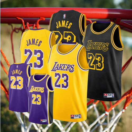 JAMES 23 LA LAKERS BASKETBALL JERSEY