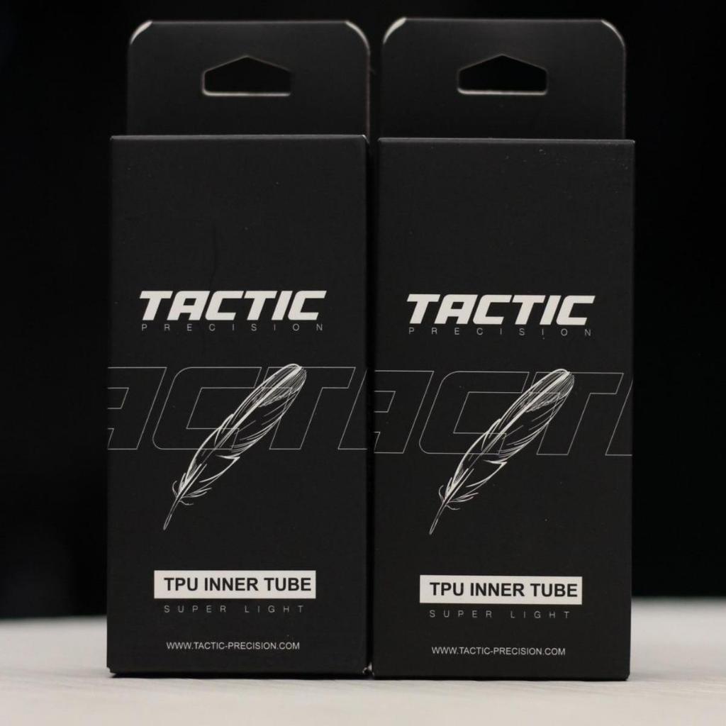 TACTIC TPU Inner Tube 700 x 28C-32c 80-120Psi Presta - สีเทา incl. ปะ