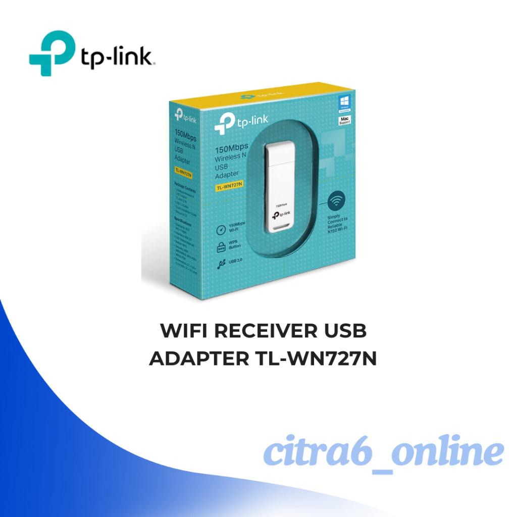 อะแดปเตอร์ USB ไร้สาย TLWN727N TL-WN727N